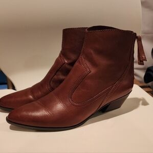 Naturalizer Brown Ankle Booties